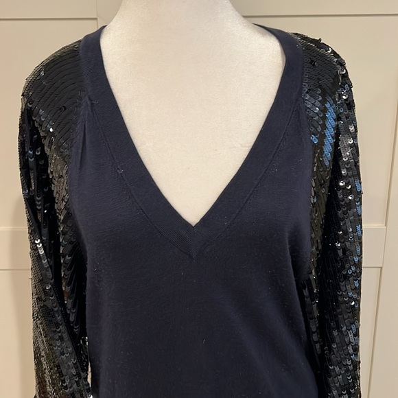 French Connection Starlight Knit sparkle dress - Picture 2 of 7